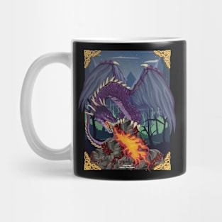 Purple Dragon Fantasy Novelty Gift Mug